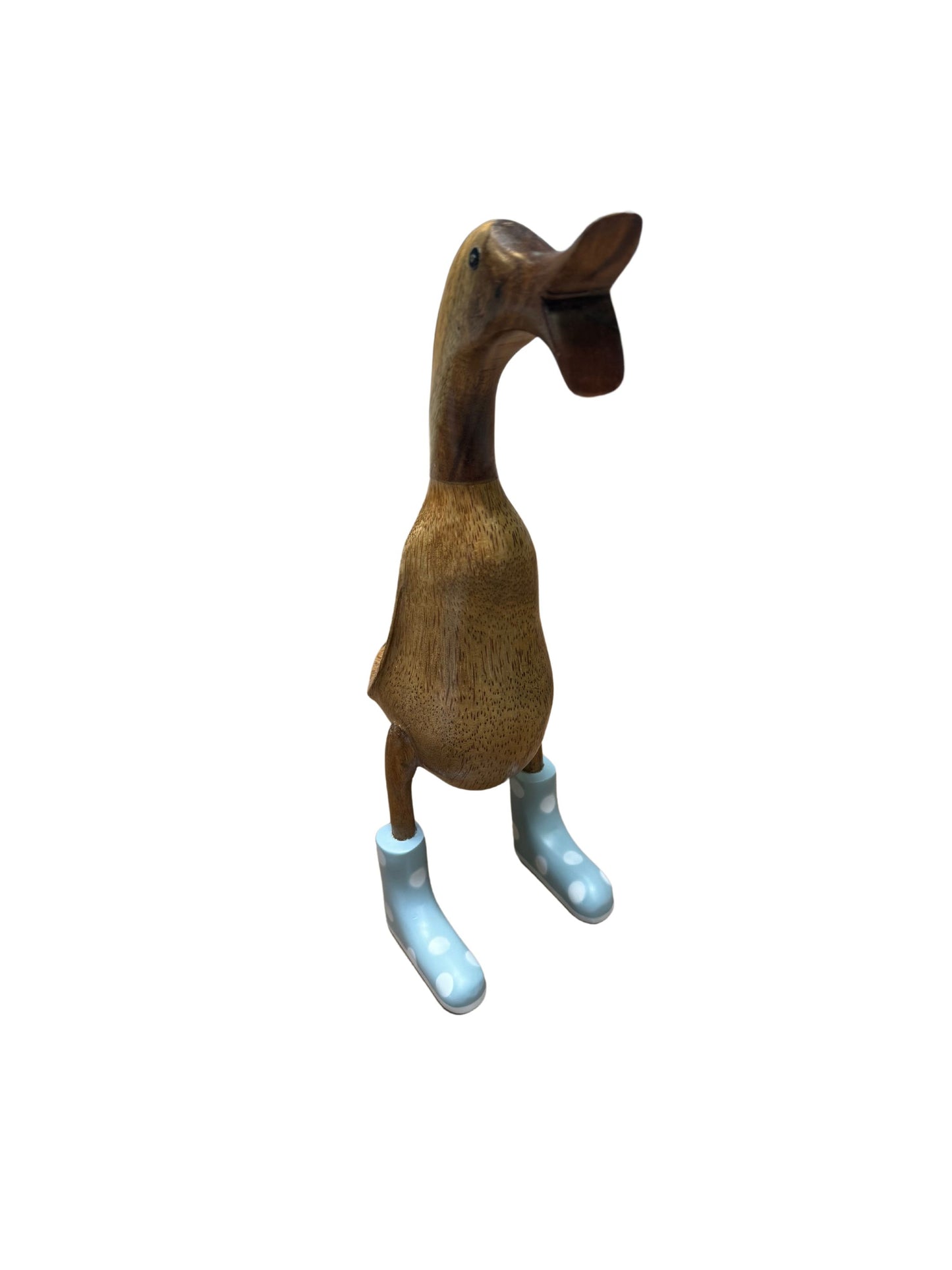 Eclectic Home Accent Duck in Boots Small Wooden  Decor Furniture