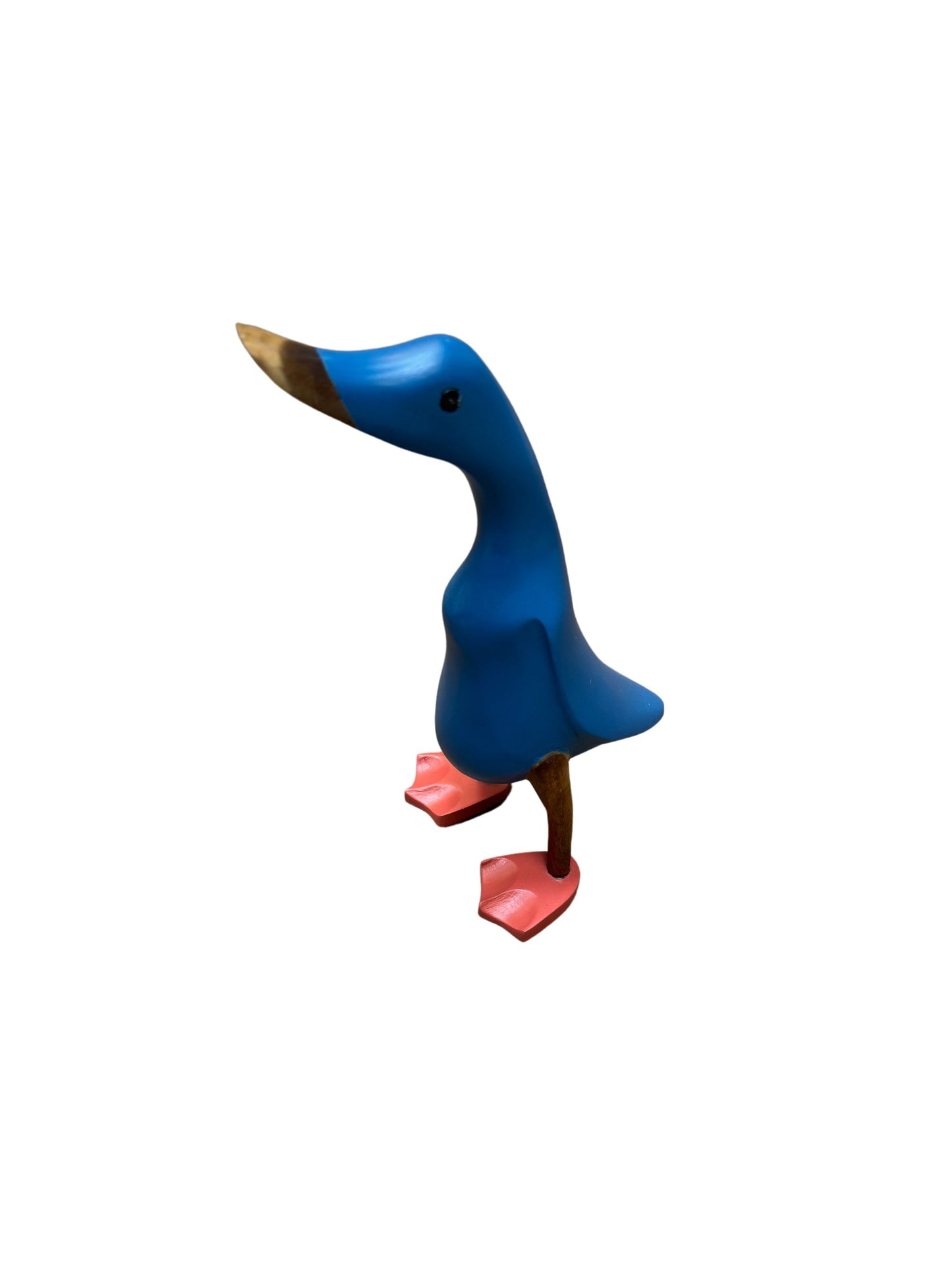 Eclectic Home Accent Duck in Boots Small Blue  Decor Furniture