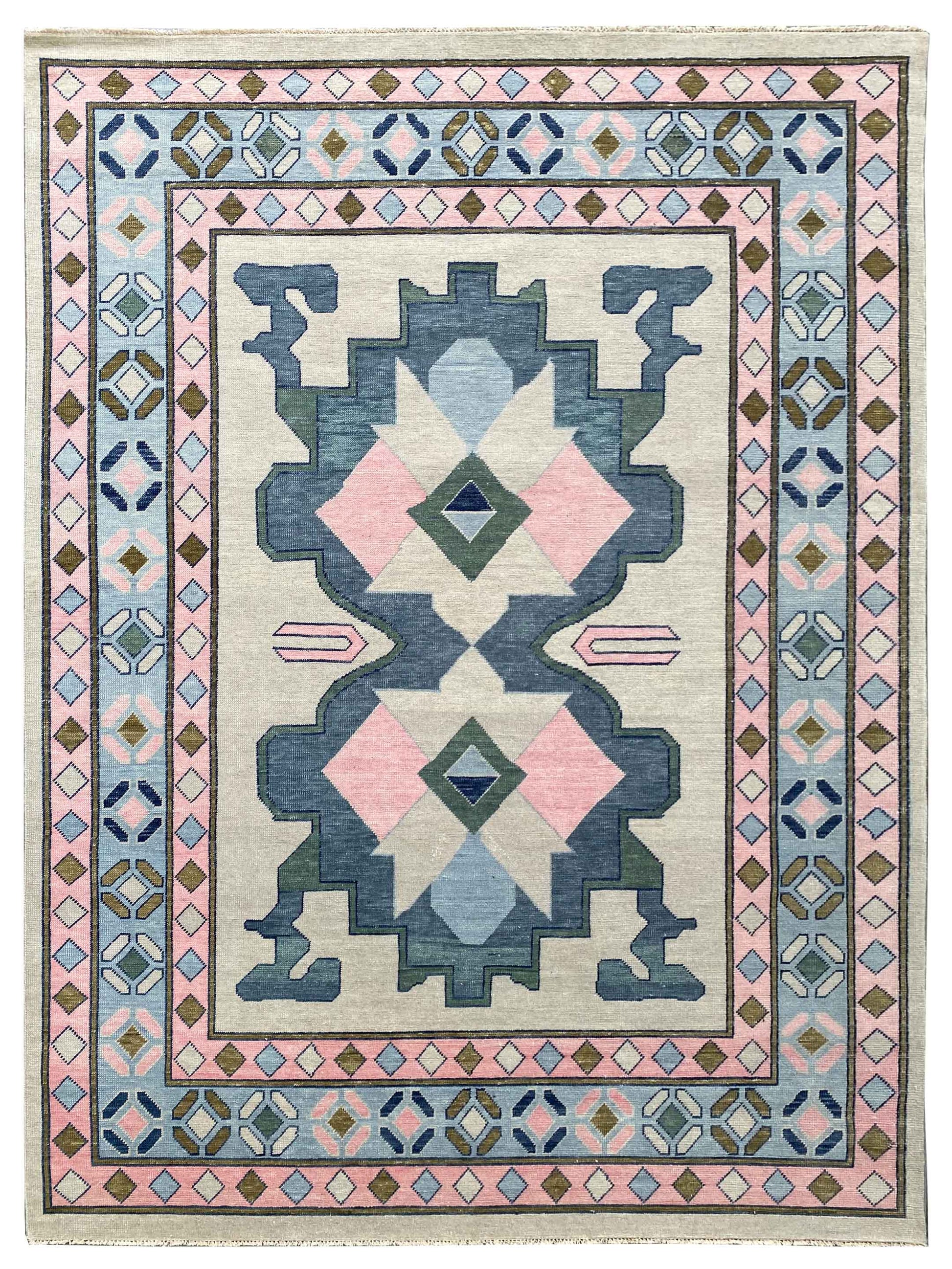 Artisan Blossom FB-562 Ivory Traditional Knotted Rug