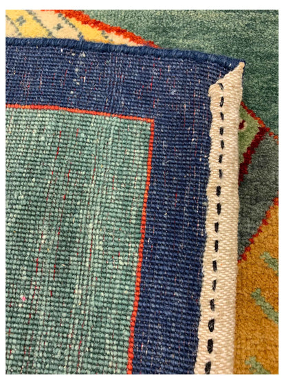 Artisan Lorraine Green Modern Knotted Rug - Rugs - Artisan - Atlanta Designer Rugs