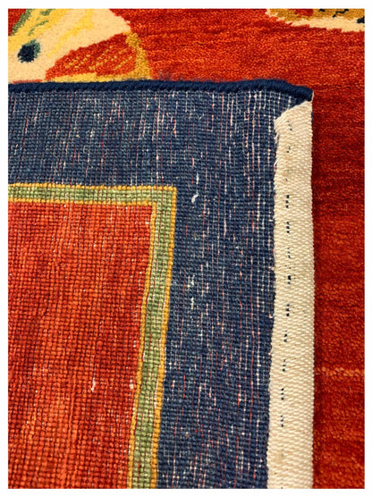 Artisan Lorraine Red Modern Knotted Rug - Rugs - Artisan - Atlanta Designer Rugs