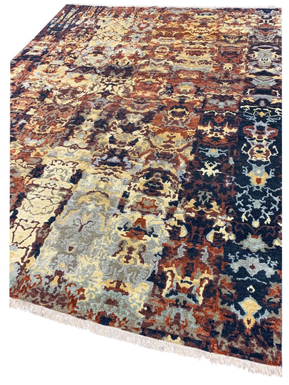 Artisan Abigail Multi Transitional Knotted Rug - Rugs - Artisan - Atlanta Designer Rugs