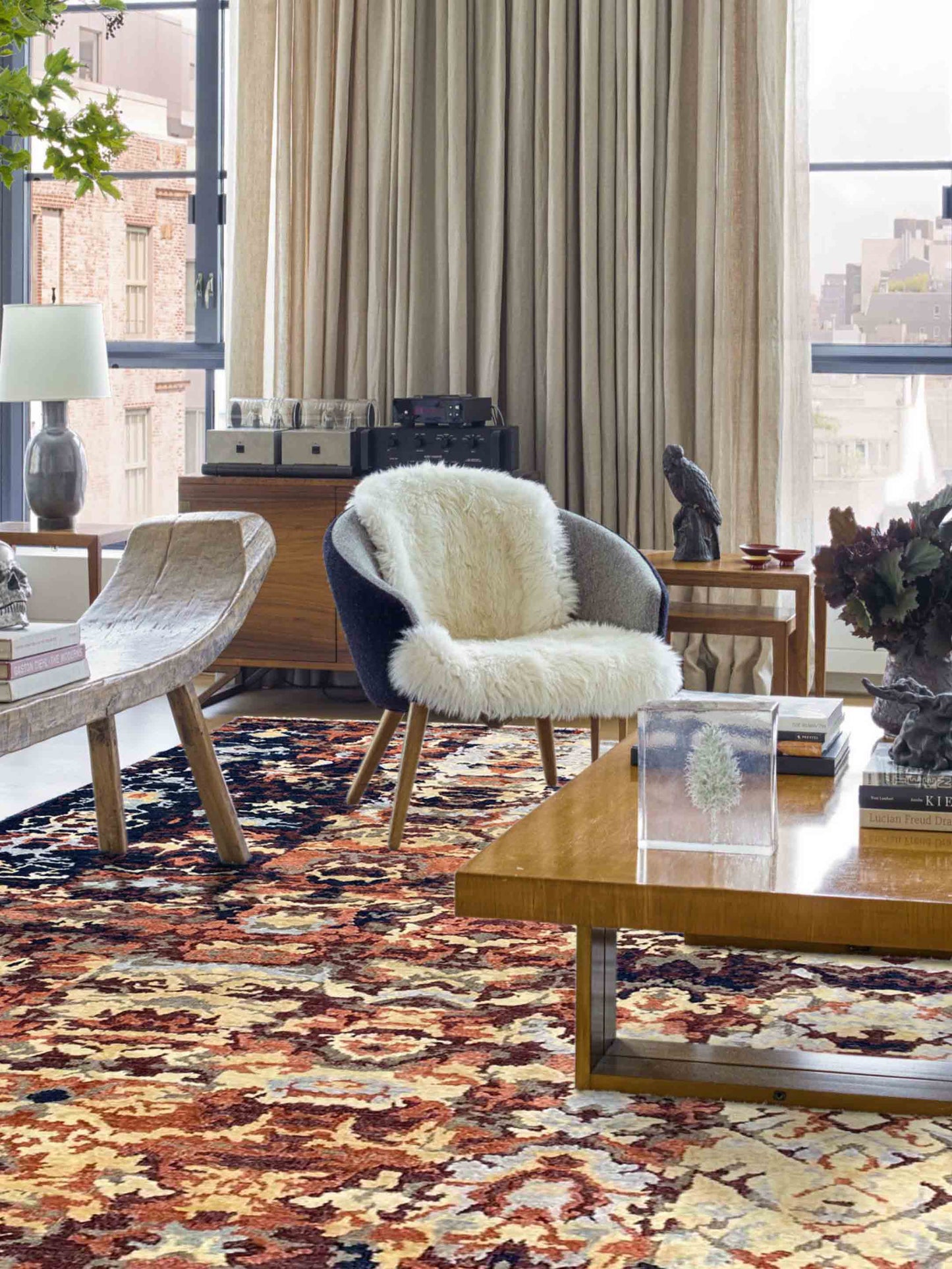 Artisan Abigail  Multi  Transitional Knotted Rug