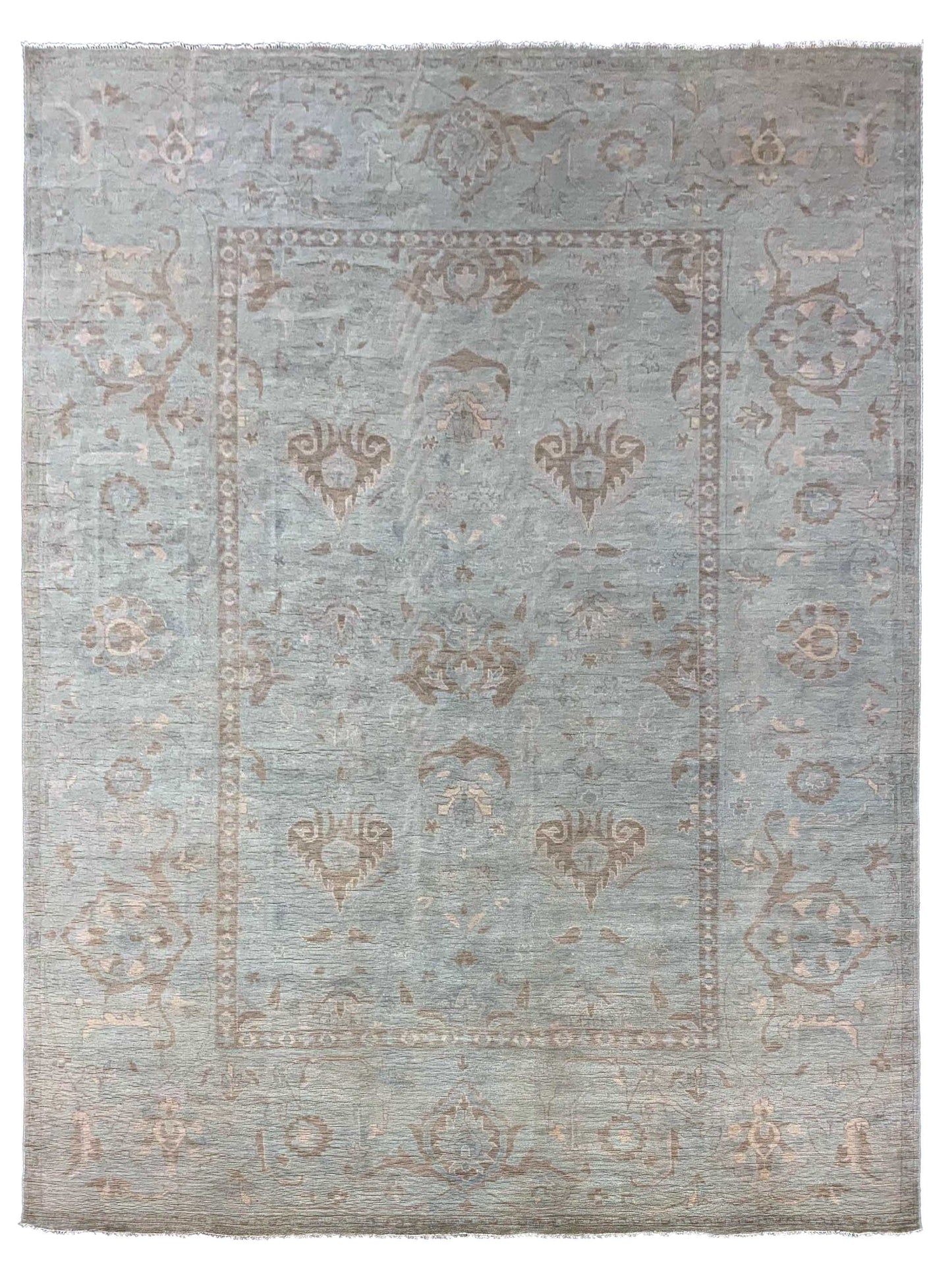 Artisan Evan GU-220 Blue Traditional Knotted Rug
