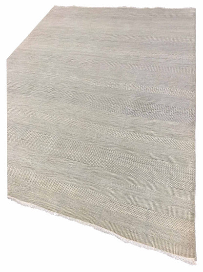 Artisan Vera Lt.Aqua Silver Transitional Knotted Rug - Rugs - Artisan - Atlanta Designer Rugs