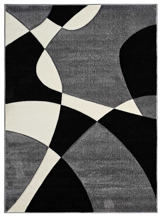 American Cover Design Hollywood  H-284 Gray Modern Machinemade Rug