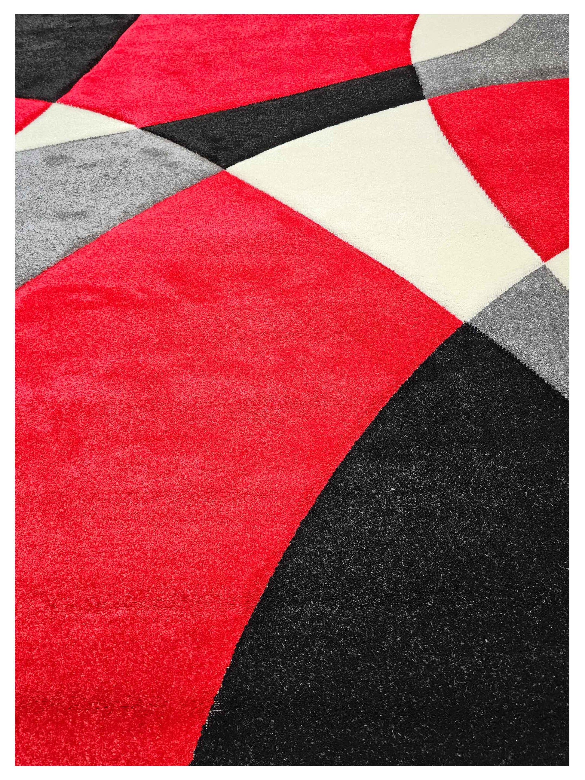 American Cover Design Hollywood H - 284 Red Modern Machinemade Rug - Rugs - American Cover Design - Atlanta Designer Rugs