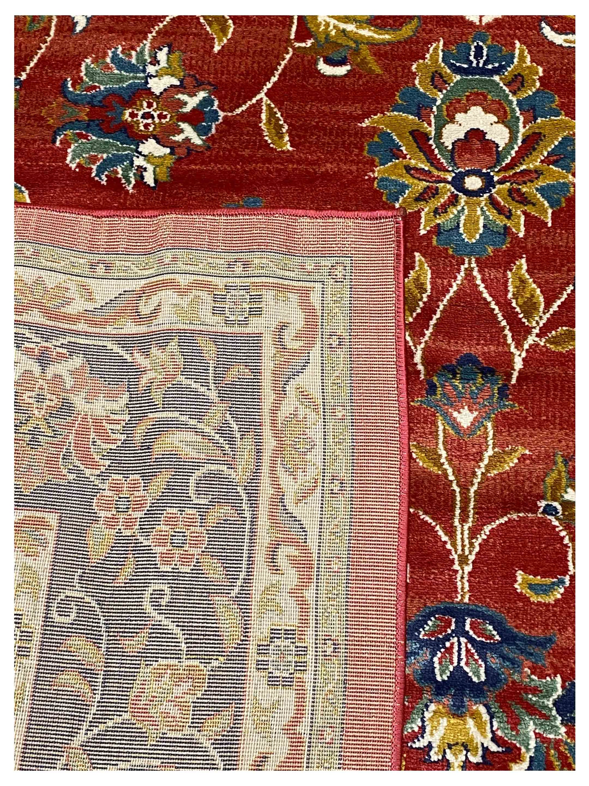Artisan Laila Dk.Rose Dk.Blue Traditional Machinemade Rug - Rugs - Artisan - Atlanta Designer Rugs