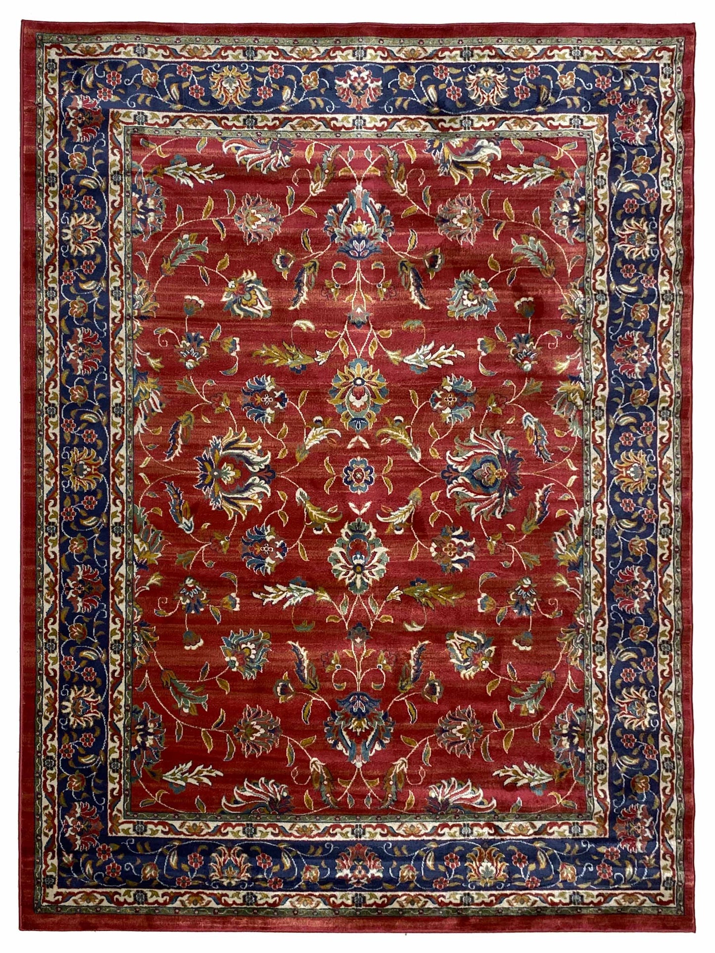 Artisan Laila Dk.Rose Dk.Blue Traditional Machinemade Rug - Rugs - Artisan - Atlanta Designer Rugs