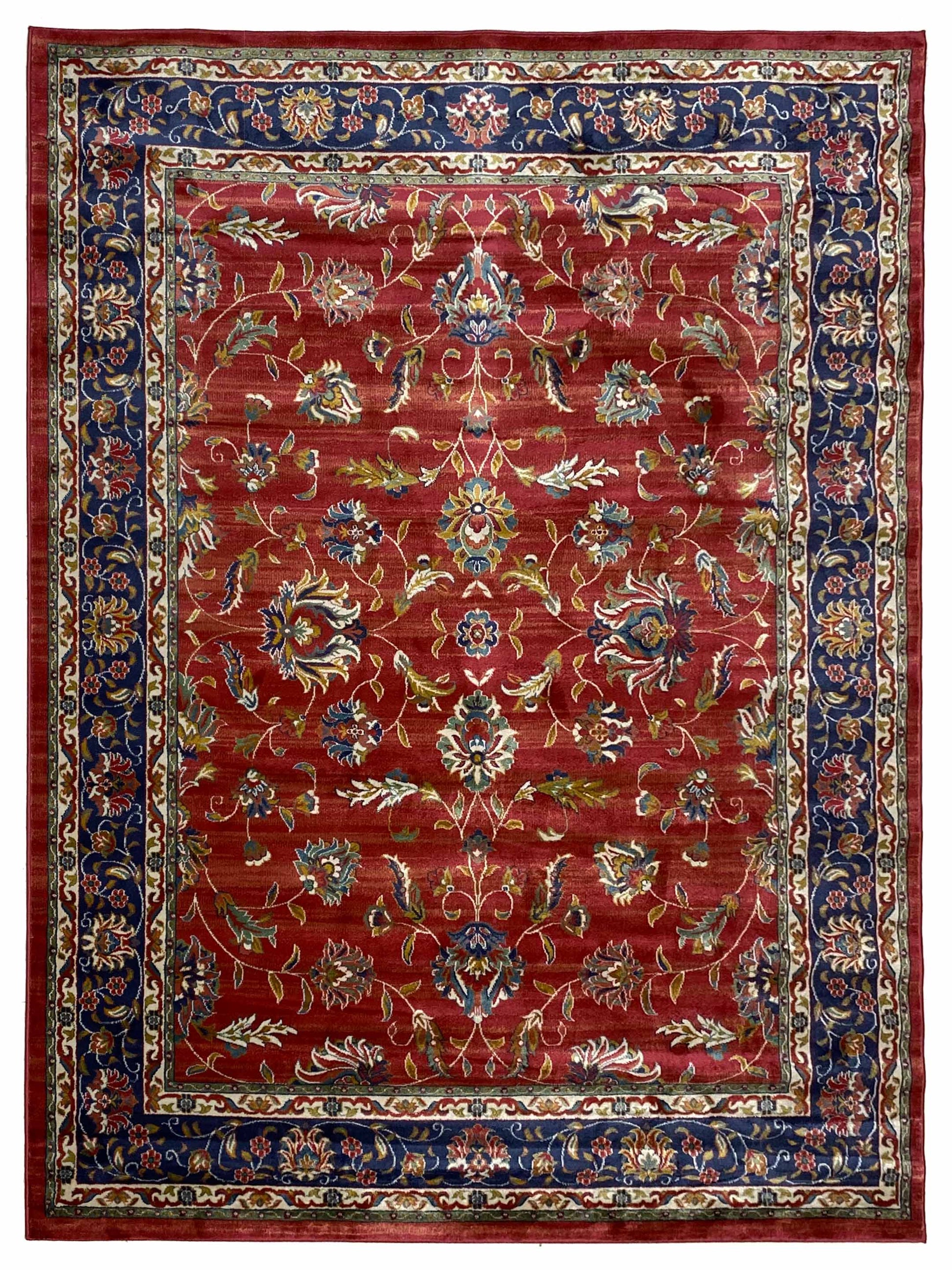Artisan Laila Dk.Rose Dk.Blue Traditional Machinemade Rug - Rugs - Artisan - Atlanta Designer Rugs