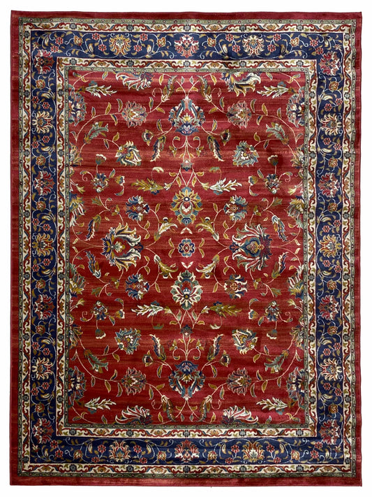 Artisan Laila Dk.Rose Dk.Blue Traditional Machinemade Rug - Rugs - Artisan - Atlanta Designer Rugs