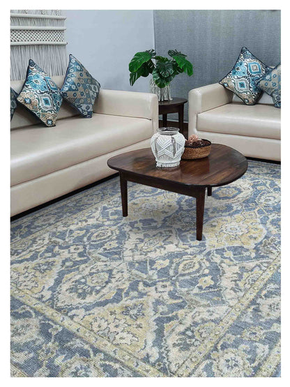 Artisan Felicity  Lt.Blue Lt.Blue Traditional Knotted Rug