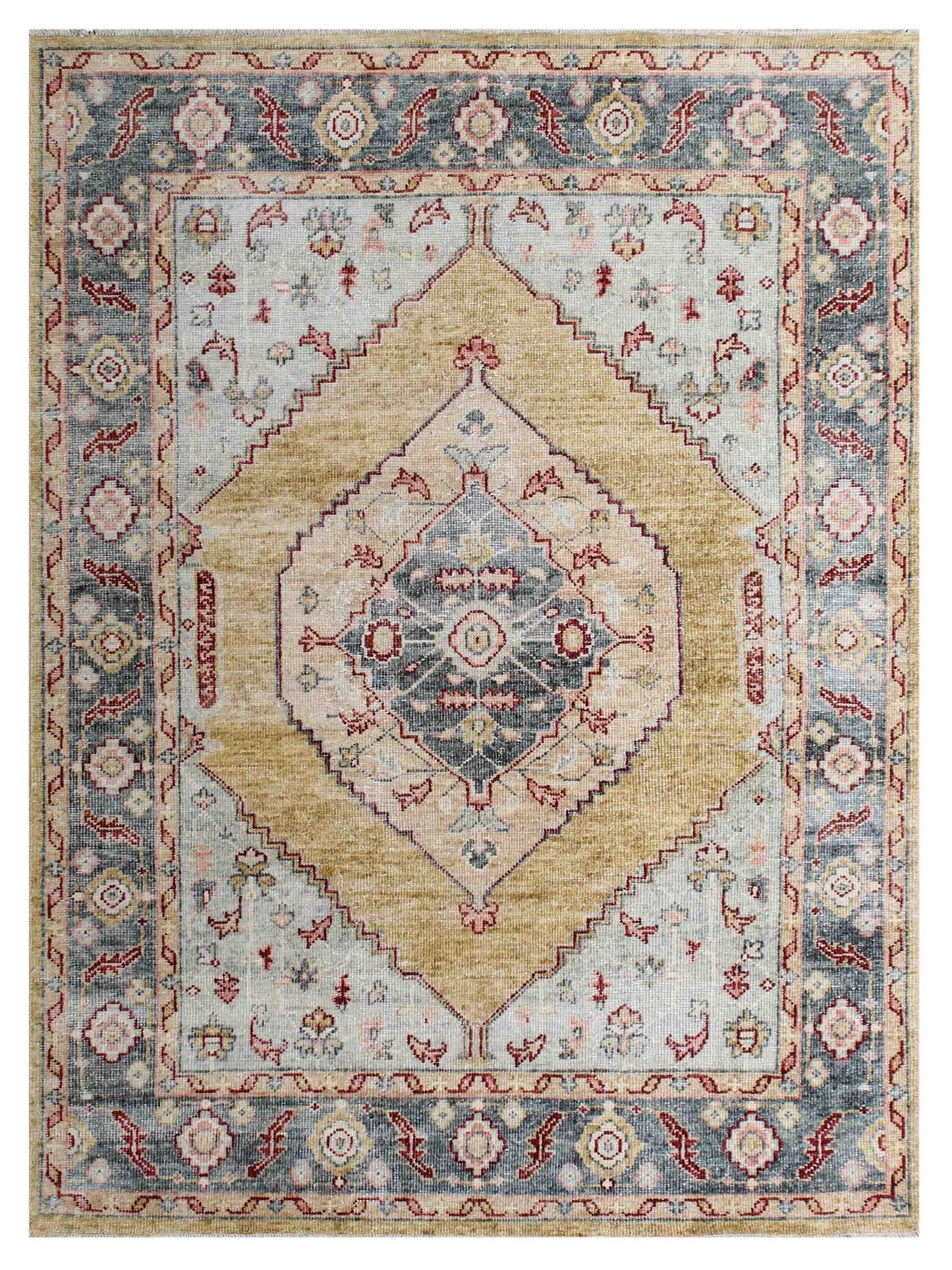 Artisan Felicity FB-378 Gold Traditional Knotted Rug