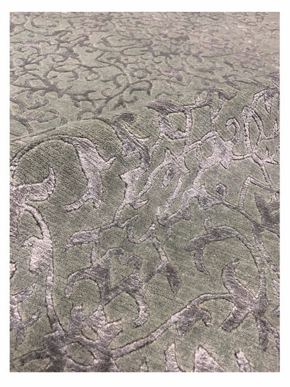 Artisan Teresa Aqua Contemporary Knotted Rug - Rugs - Artisan - Atlanta Designer Rugs