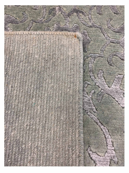 Artisan Teresa Aqua Contemporary Knotted Rug - Rugs - Artisan - Atlanta Designer Rugs