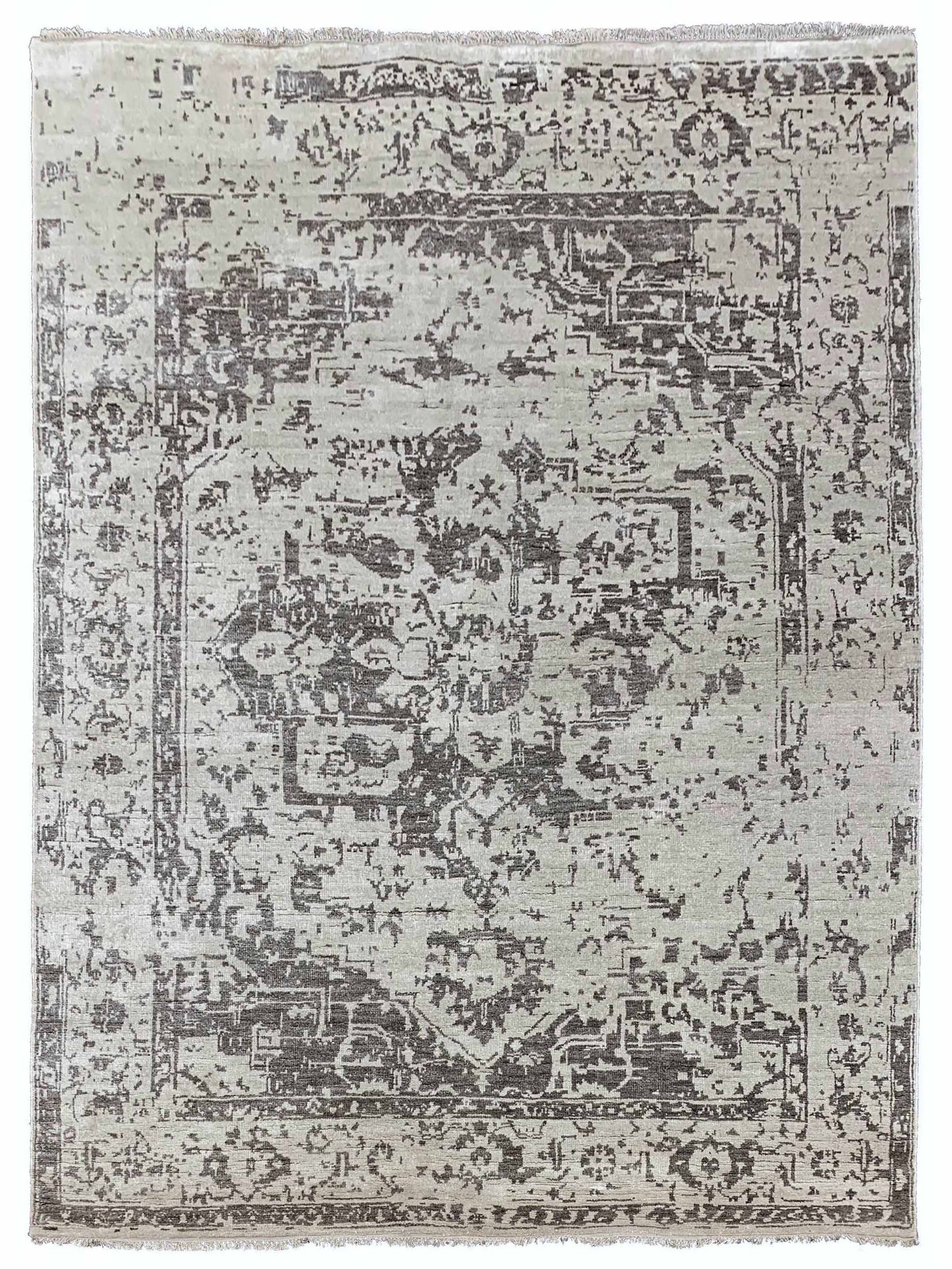 Artisan Emma Beige Transitional Knotted Rug - Rugs - Artisan - Atlanta Designer Rugs