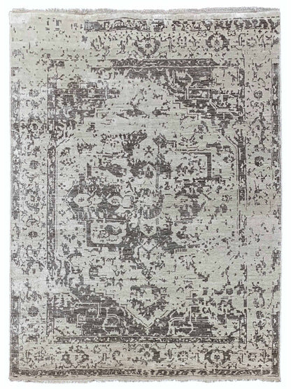 Artisan Emma Beige Transitional Knotted Rug - Rugs - Artisan - Atlanta Designer Rugs