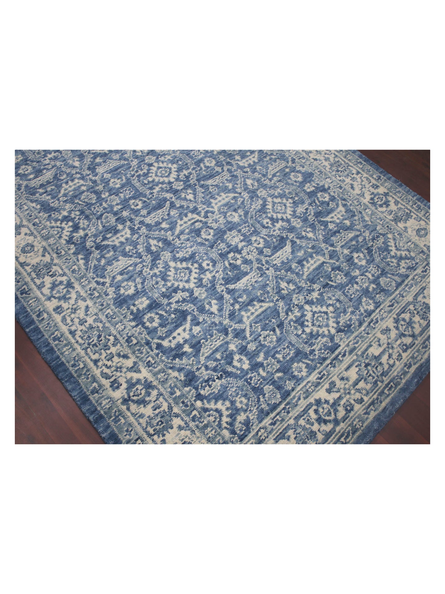Limited INVERELL IN-509 DENIM BLUE Traditional Woven Rug