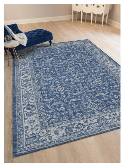 Limited INVERELL IN-509 DENIM BLUE Traditional Woven Rug