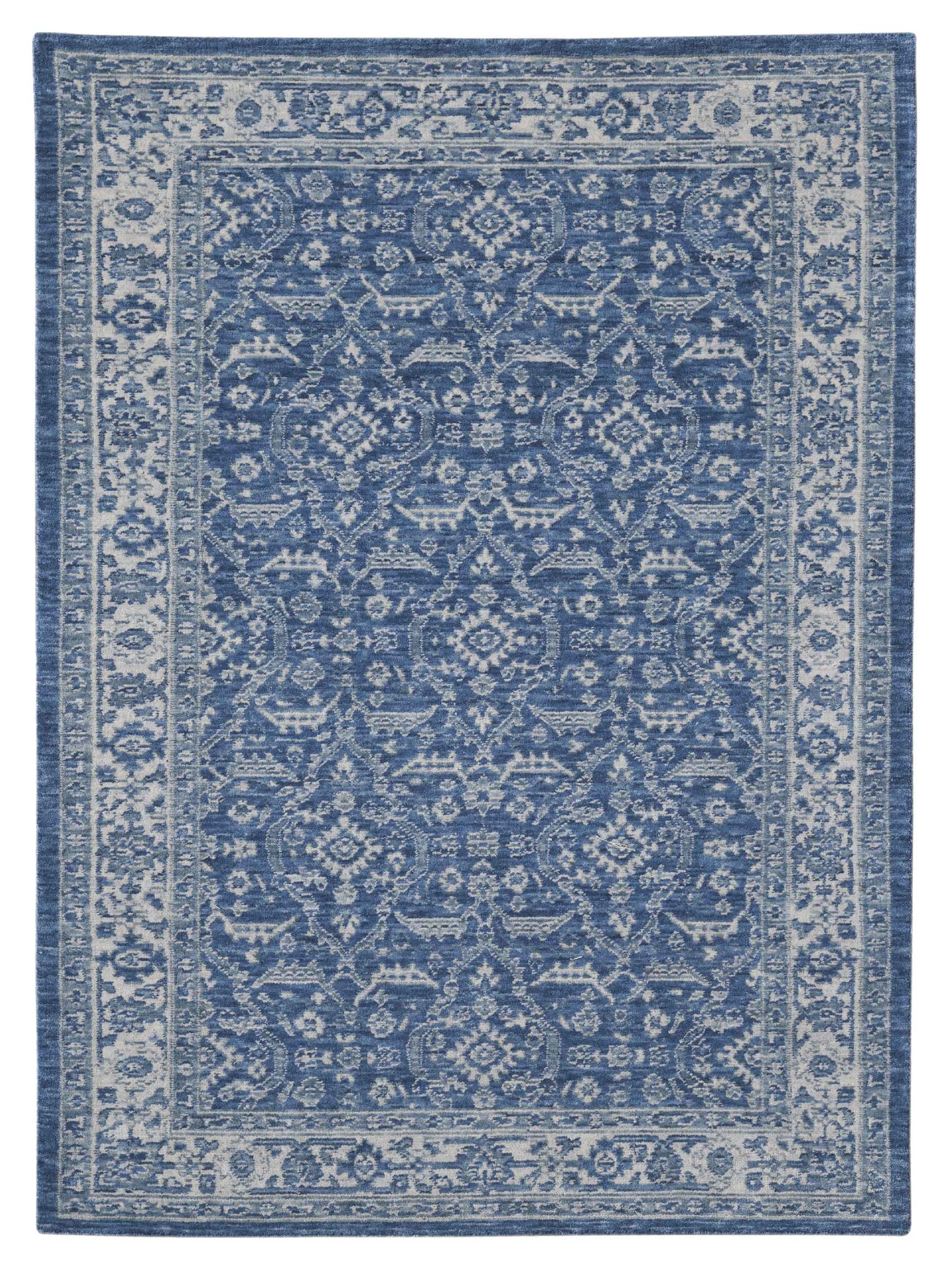 Limited INVERELL IN-509 DENIM BLUE Traditional Woven Rug