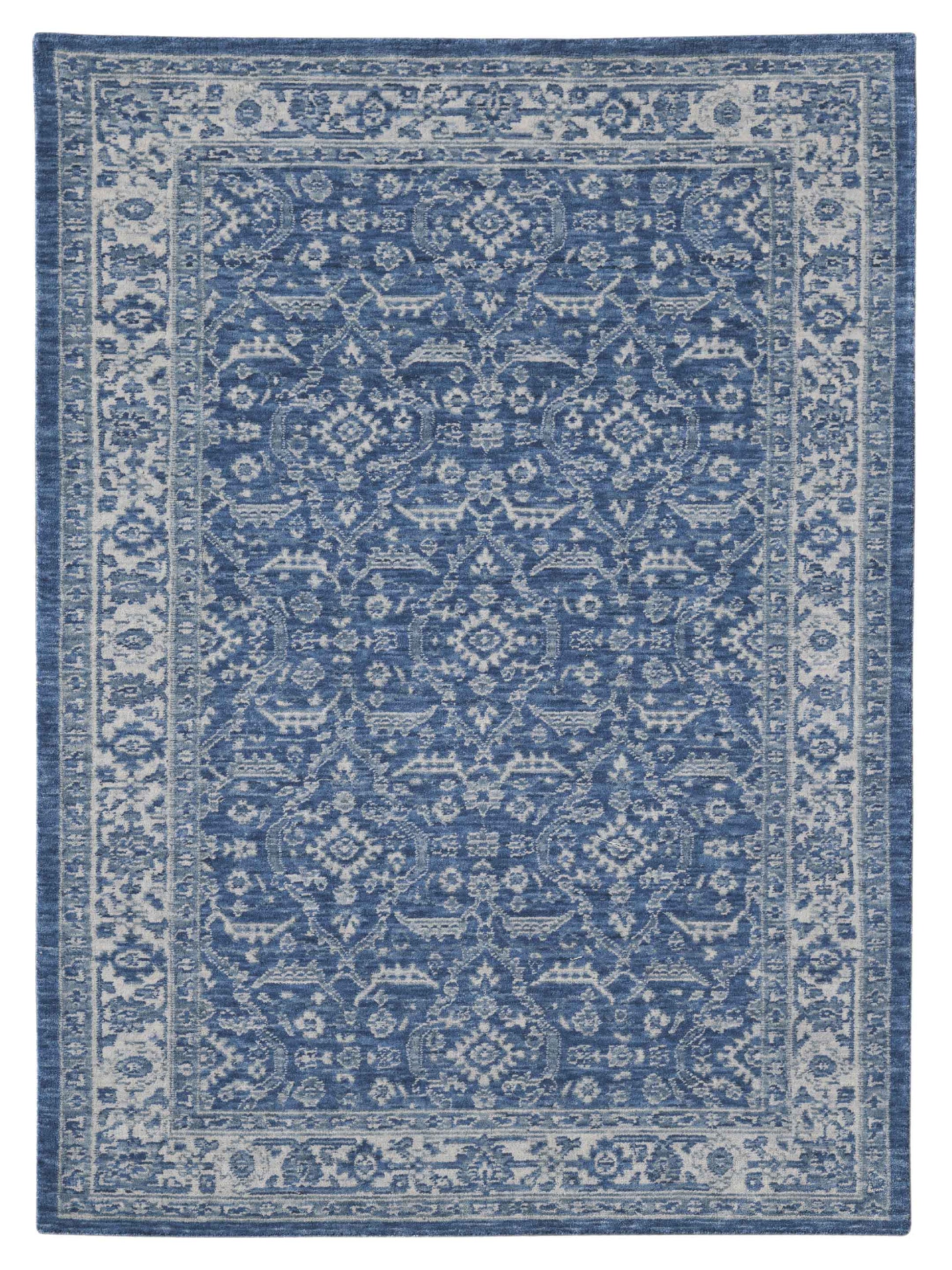 Limited INVERELL IN-509 DENIM BLUE Traditional Woven Rug