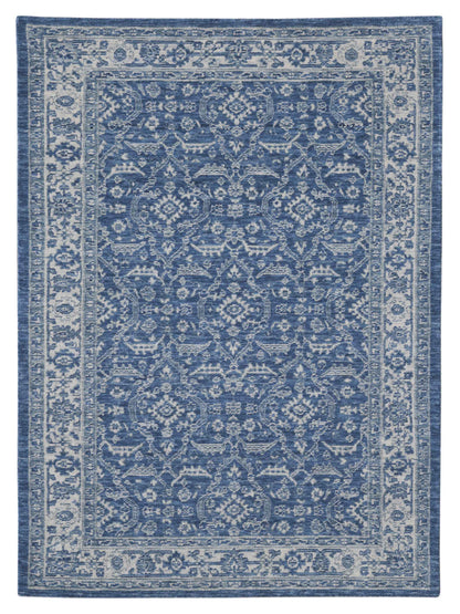 Limited INVERELL IN-509 DENIM BLUE Traditional Woven Rug
