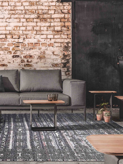 Artisan Odessa BlueishGrey Silver Transitional Knotted Rug - Rugs - Artisan - Atlanta Designer Rugs