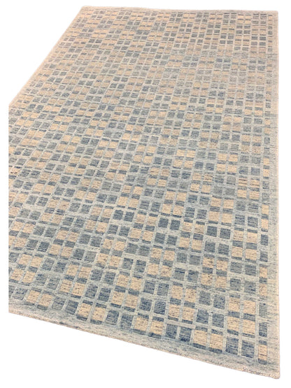 Artisan Toni Aqua Transitional Knotted Rug - Rugs - Artisan - Atlanta Designer Rugs