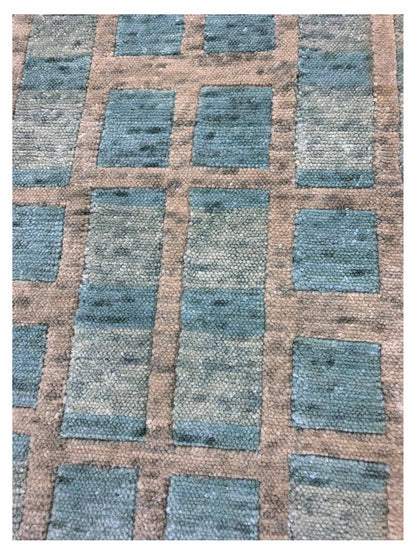 Artisan Toni Green Transitional Knotted Rug - Rugs - Artisan - Atlanta Designer Rugs