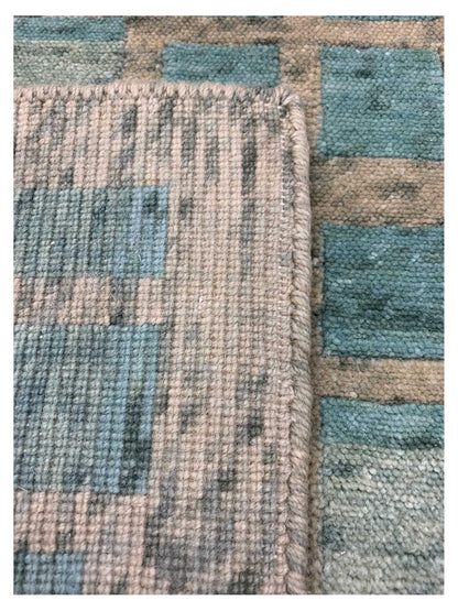 Artisan Toni Green Transitional Knotted Rug - Rugs - Artisan - Atlanta Designer Rugs