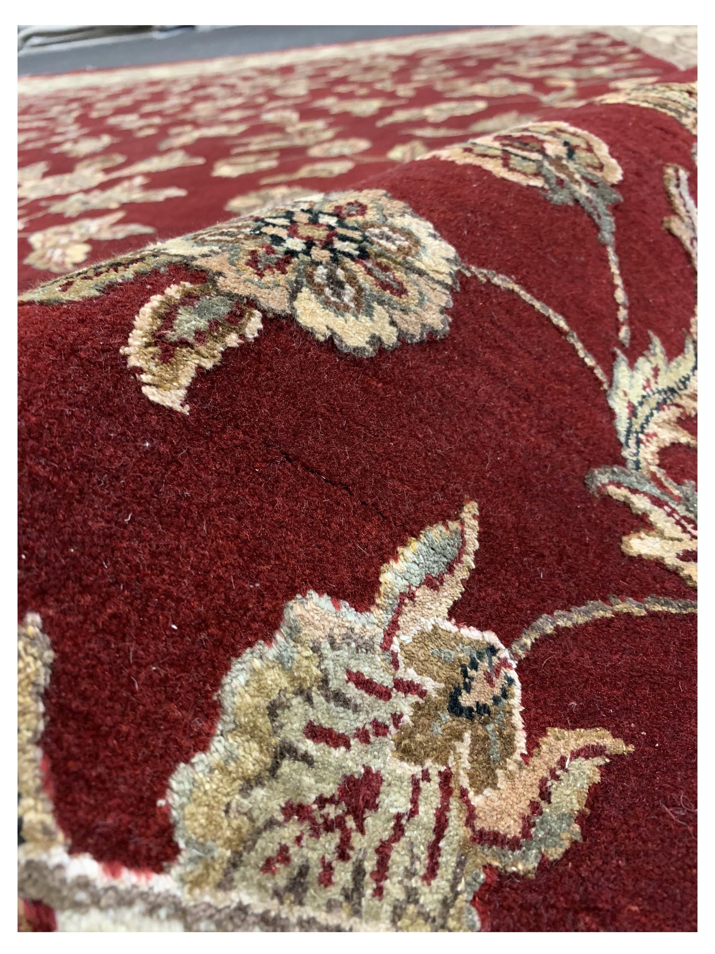 Artisan Winona  Red Gold Traditional Knotted Rug