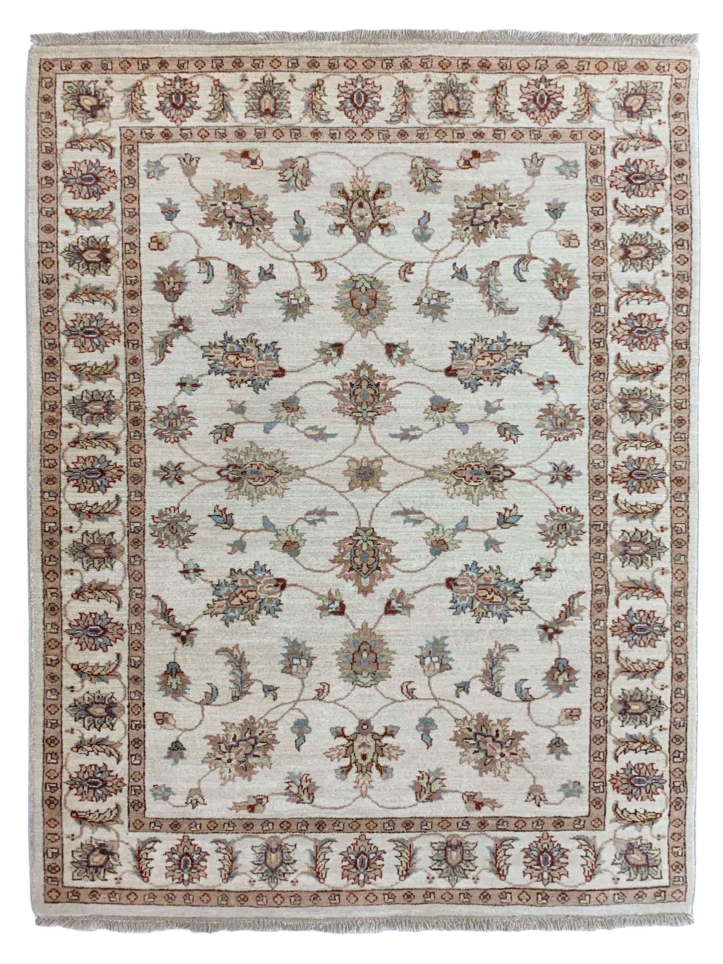 Artisan Zara ZL-110 Ivory Traditional Knotted Rug