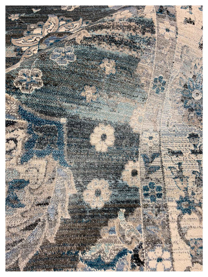 Artisan Kate Charcoal Ivory Transitional Machinemade Rug - Rugs - Artisan - Atlanta Designer Rugs