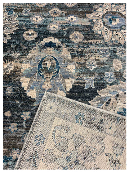 Artisan Kate Charcoal Ivory Transitional Machinemade Rug - Rugs - Artisan - Atlanta Designer Rugs