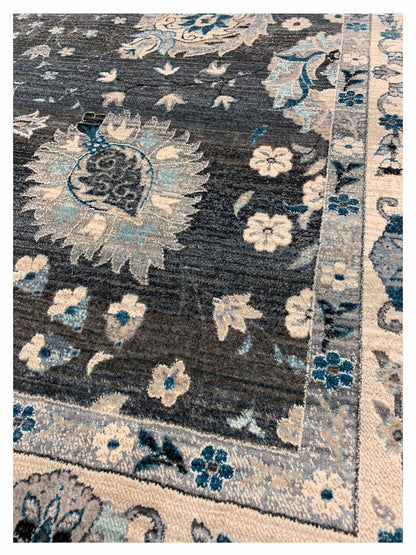 Artisan Kate Charcoal Multi Transitional Machinemade Rug - Rugs - Artisan - Atlanta Designer Rugs