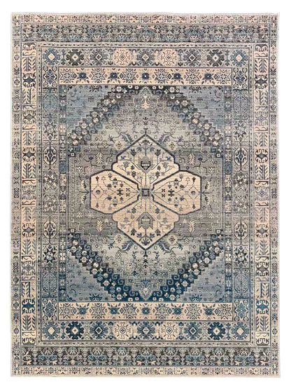 Artisan Kate Multi Gray Transitional Machinemade Rug - Rugs - Artisan - Atlanta Designer Rugs