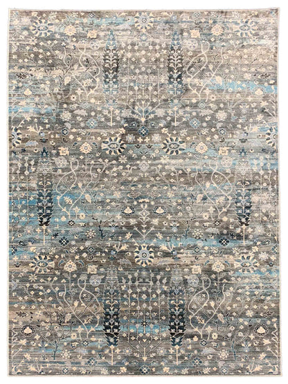 Artisan Kate Multi Gray Transitional Machinemade Rug - Rugs - Artisan - Atlanta Designer Rugs