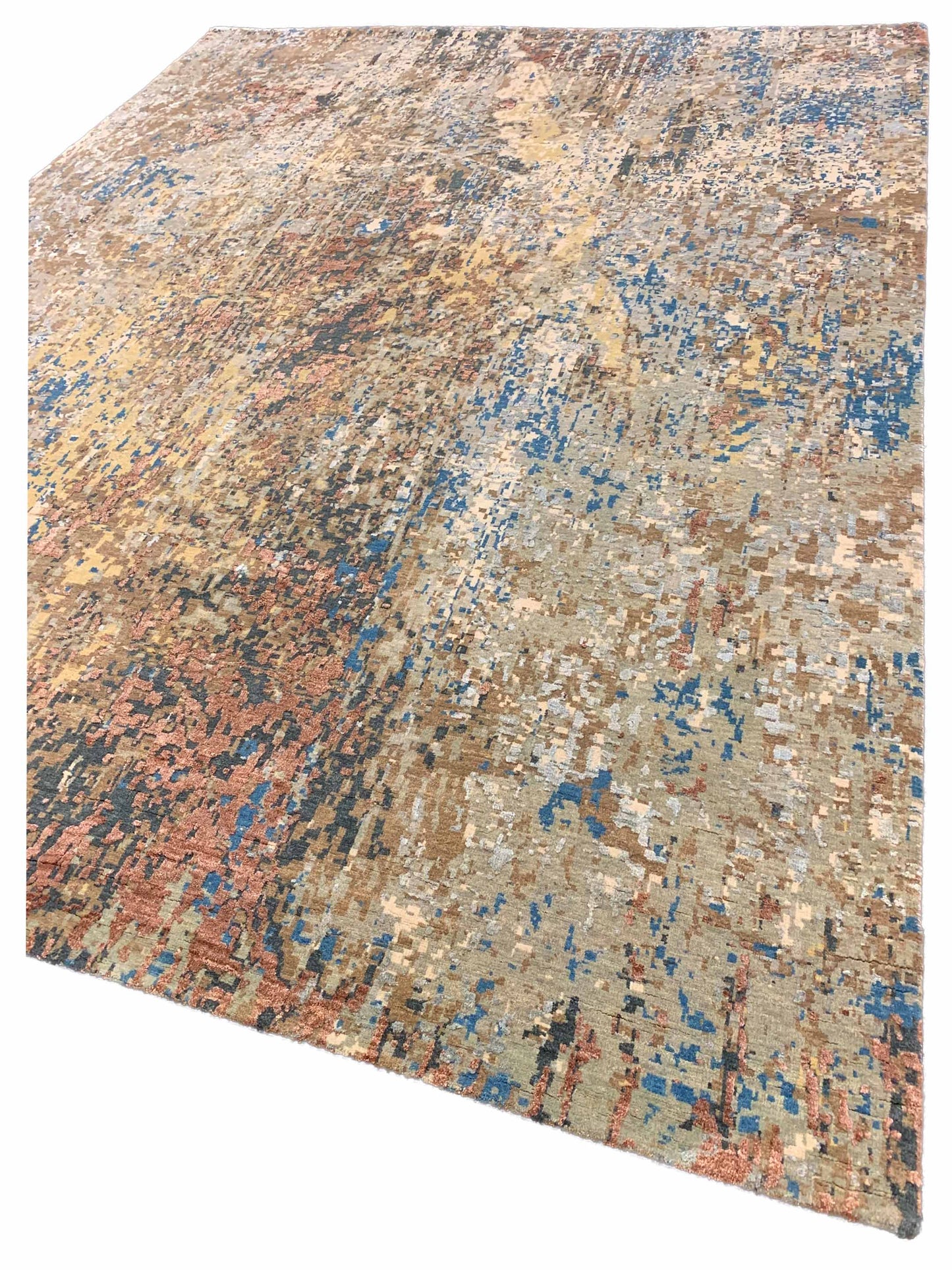 Artisan Mary  Multi  Contemporary Knotted Rug