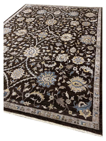 Artisan Audrey Chocolate Traditional Knotted Rug - Rugs - Artisan - Atlanta Designer Rugs