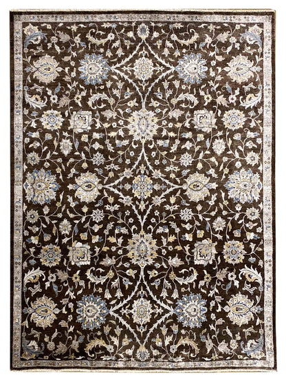 Artisan Audrey Chocolate Traditional Knotted Rug - Rugs - Artisan - Atlanta Designer Rugs