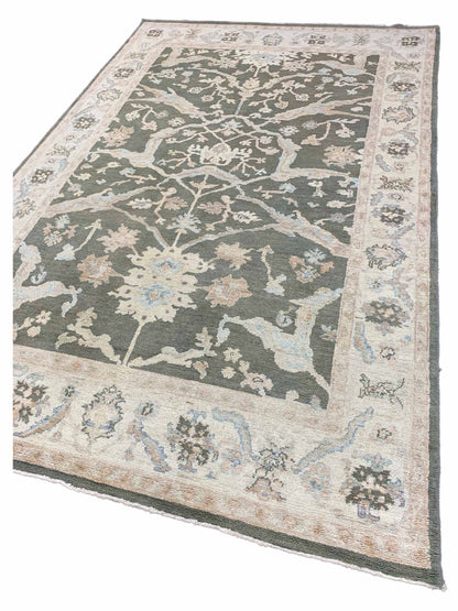 Artisan Julie Md.Brown Beige Traditional Knotted Rug - Rugs - Artisan - Atlanta Designer Rugs