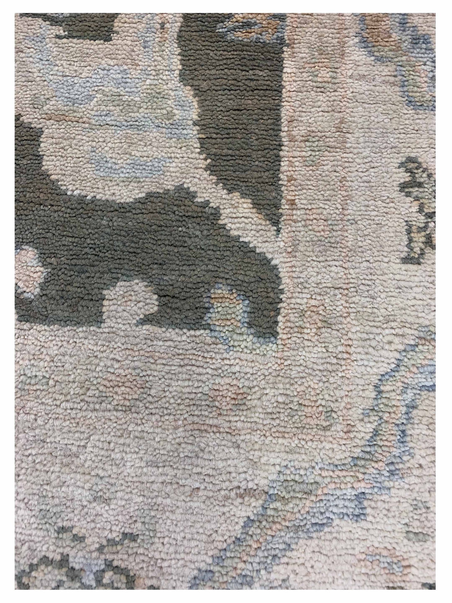 Artisan Julie  Md.Brown Beige Traditional Knotted Rug