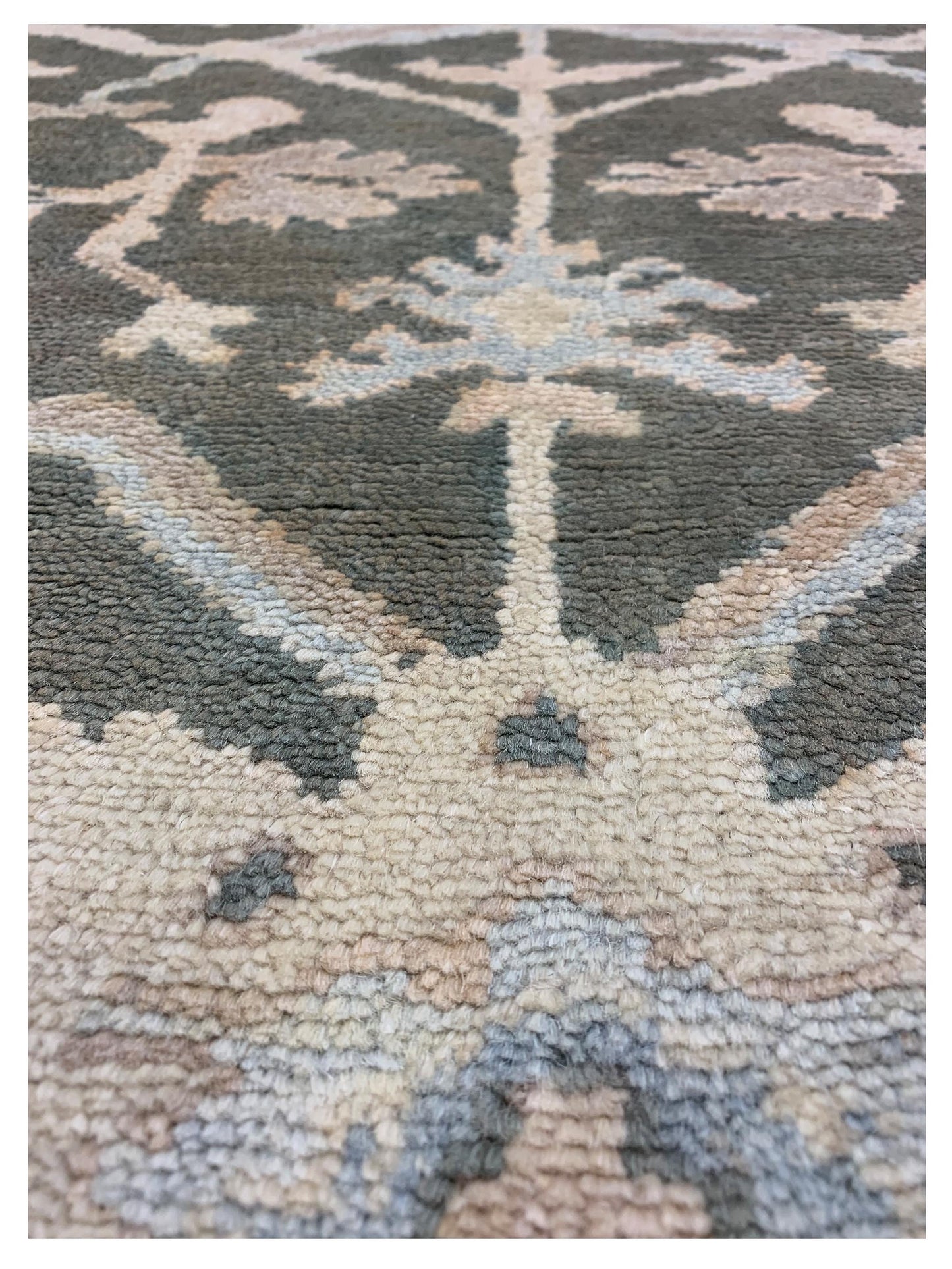 Artisan Julie  Md.Brown Beige Traditional Knotted Rug