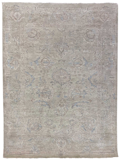 Artisan Julie Beige Camel Transitional Knotted Rug - Rugs - Artisan - Atlanta Designer Rugs