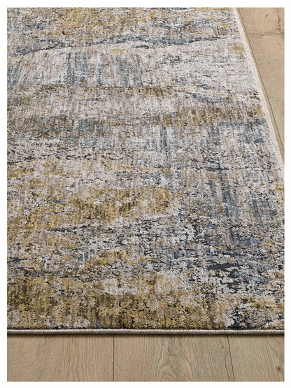 KAS Avani 8407 Blue Gold Transitional Machinemade Rug - Rugs - KAS - Atlanta Designer Rugs