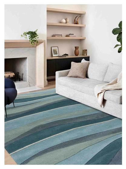 KAS Eternity 1053 Ocean Contemporary Tufted Rug - Rugs - KAS - Atlanta Designer Rugs