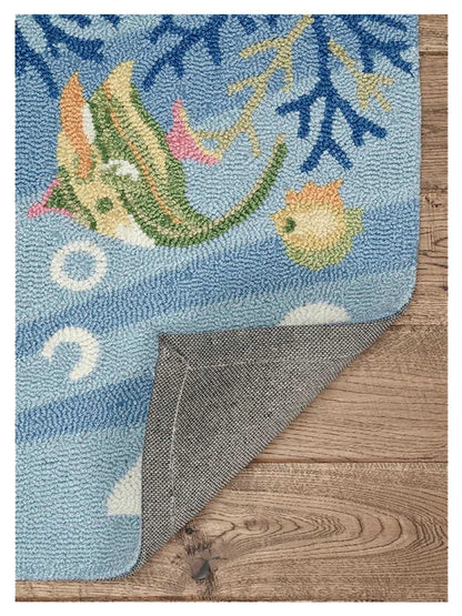 KAS Sonesta 2011 Blue Coastal Tufted Rug - Rugs - KAS - Atlanta Designer Rugs