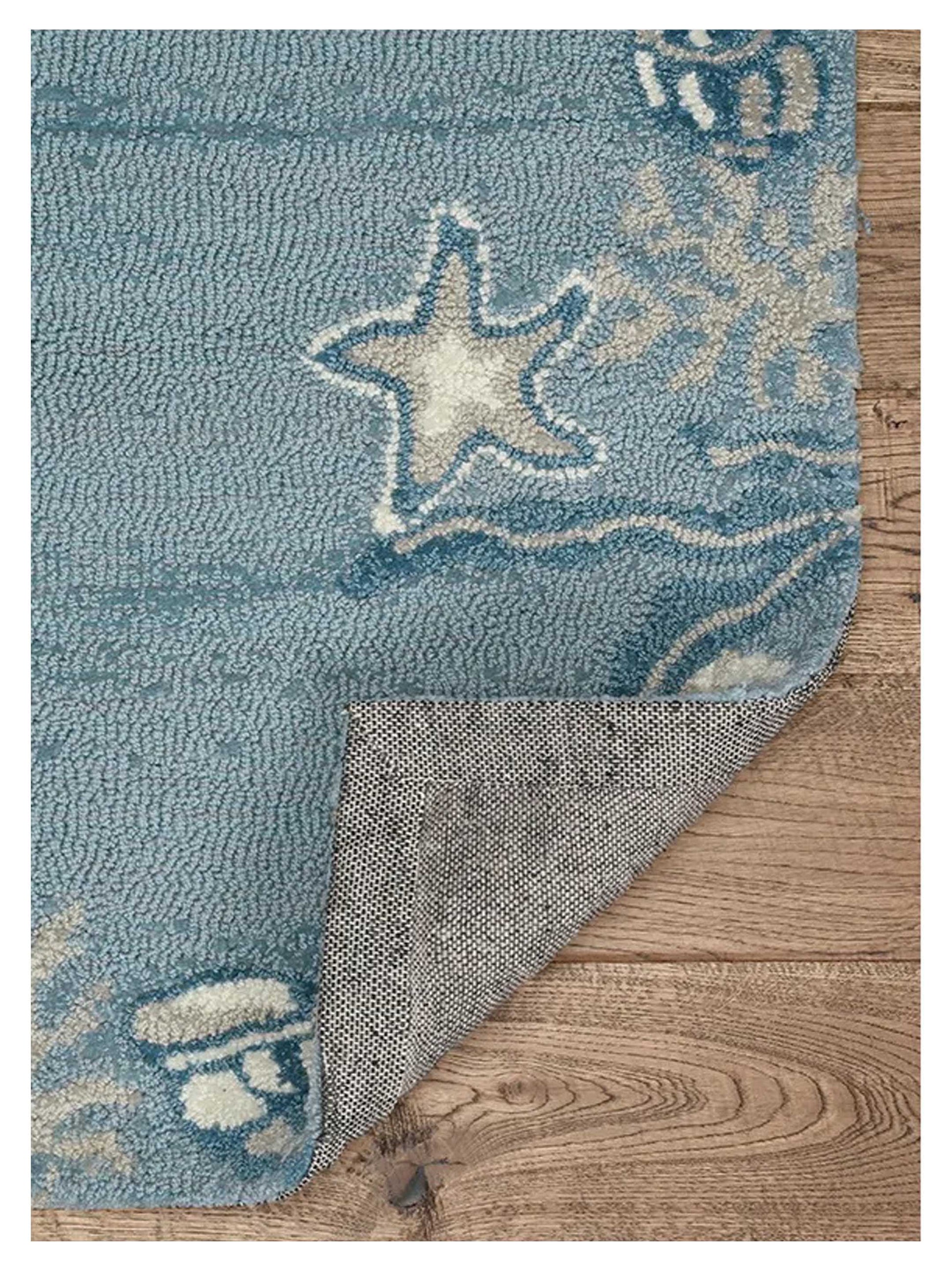 KAS Sonesta 2024 Sea Blue Coastal Tufted Rug - Rugs - KAS - Atlanta Designer Rugs