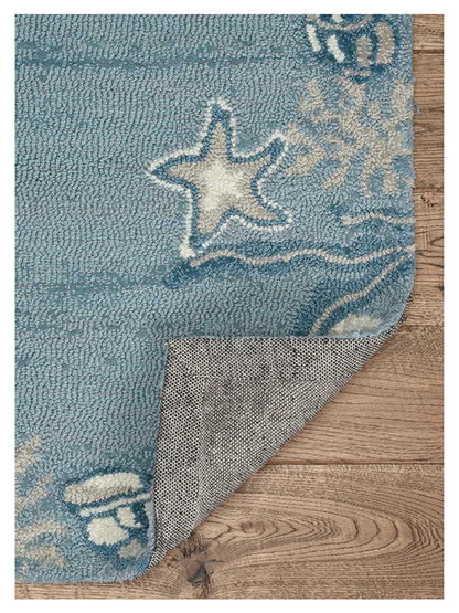 KAS Sonesta 2024 Sea Blue Coastal Tufted Rug - Rugs - KAS - Atlanta Designer Rugs