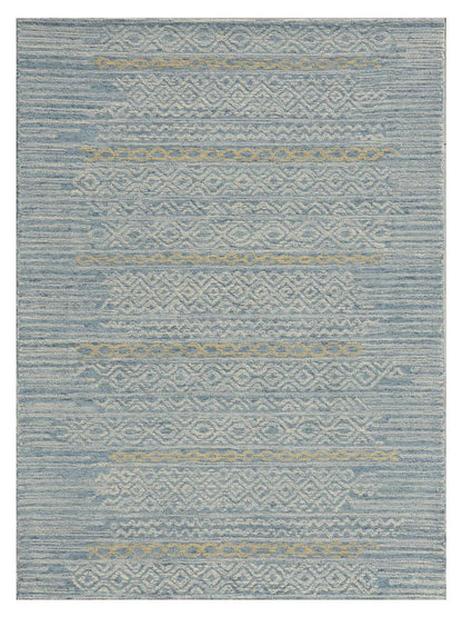 KAS Hudson 2466 Blue Transitional Tufted Rug - Rugs - KAS - Atlanta Designer Rugs